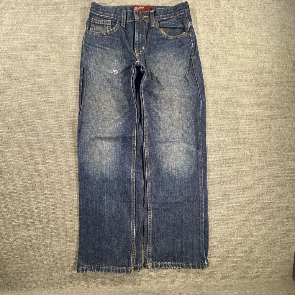 Arizona Relaxed Jeans Boys Size 12 Regular Blue‎ Good Medium Wash Straight Leg